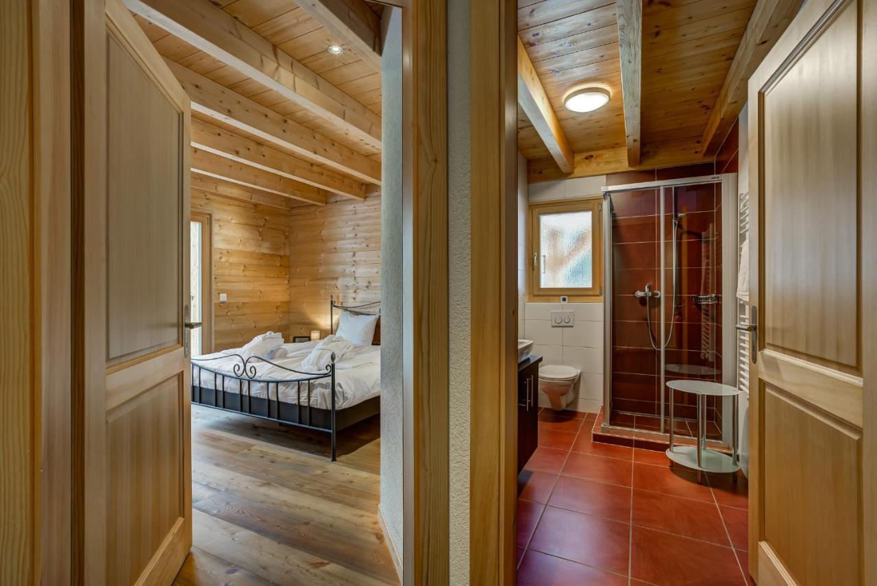 Chalet Flocon De Neige - Jacuzzi - Sauna 라 초우마츠 외부 사진